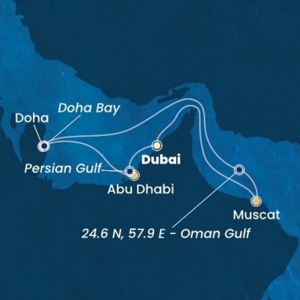 Costa Smeralda - Egyesült Arab Emirátusok, Omán Szultánság